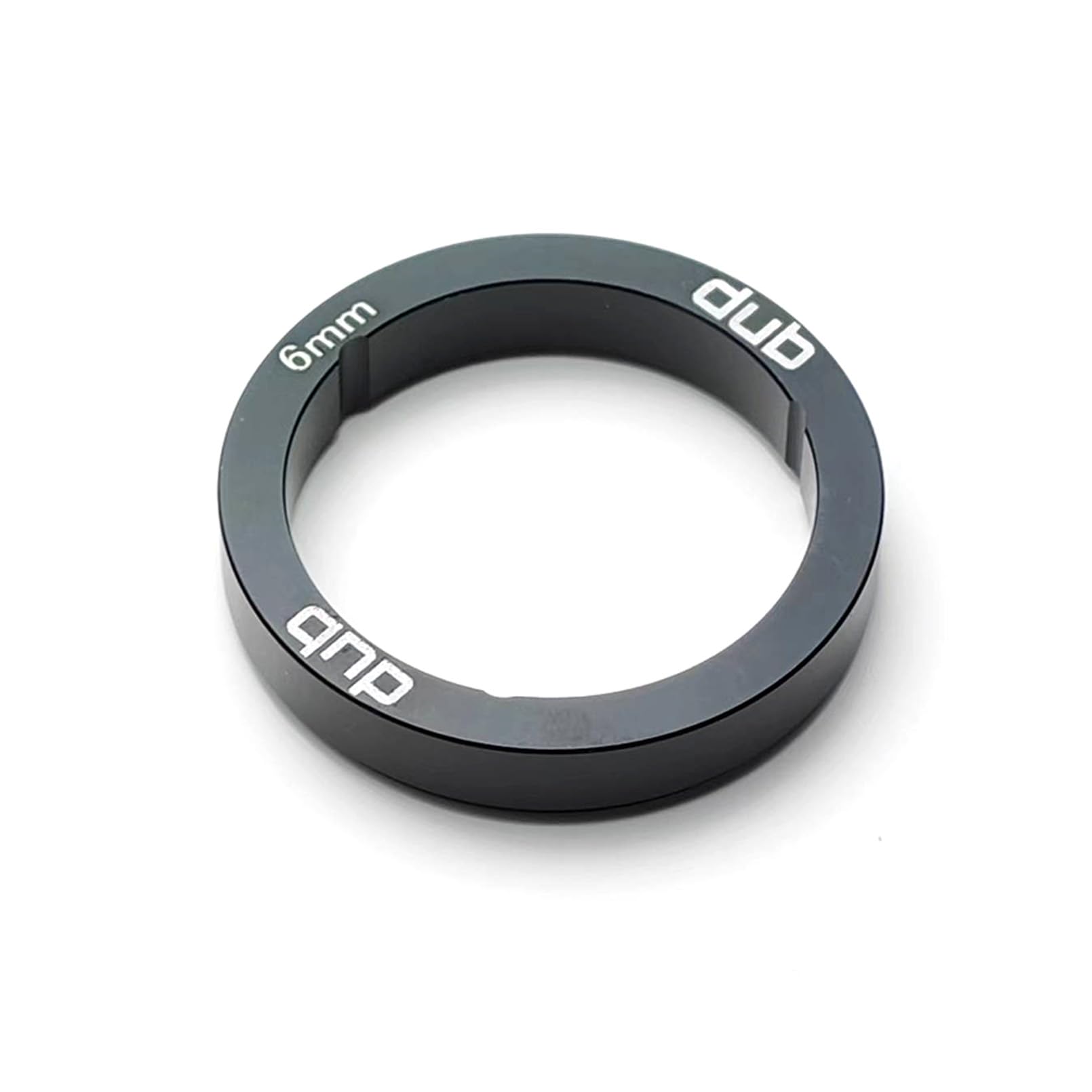 takewell DUB Bottom Bracket Spacer for SRAM DUB Bottom Bracket Installation, Aluminum, Black, 1 PCS, Width: 6 mm. The Aluminum Alloy Spacer Replaces Plastic Spacer.