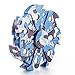 FANKUTOYS Seven Leaves Hand Fidget Spinner Fingertip Gyro Anxiety Toy (Light Blue)