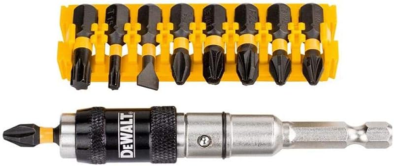 DEWALT DT70518T-QZ 10 Piece Extreme Impact Torsion Bit Set Pivot Holder