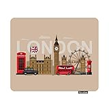 Nicokee London Gaming Mouse Pad Famous Britain