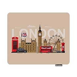 Nicokee London Gaming Mouse Pad Famous Britain