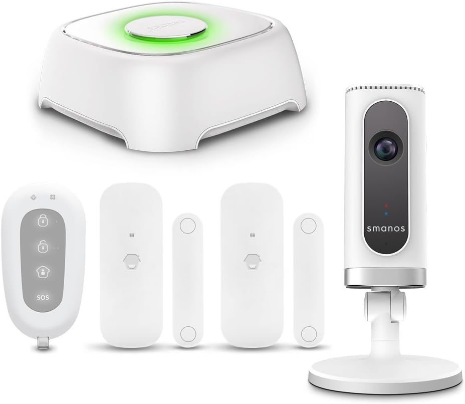 smanos W020i Wireless Security Alarm System w/HD WiFi Camera