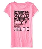 P.S. From Aeropostale Unisex-Child Selfie Graphic T Shirt