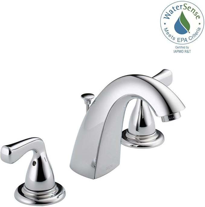 Delta Foundations 8 In Widespread 2 Handle Bathroom Faucet In