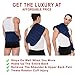 SunnyBay Microwave Heating Pad, Microwavable Moist Hot or Cool Bean Bag Wrap for Neck, Shoulder, Knee, or Back Pain with Fastening Straps, 2.8 Lbs, 10x19, Made in USA, Cotton