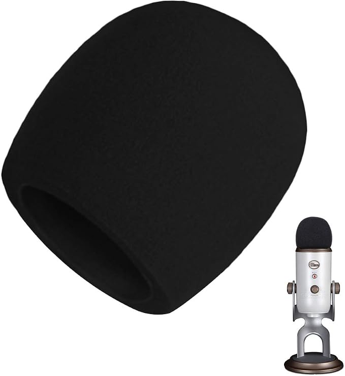 Bonnette Anti-vent Pour Micro - Lot De 5 En Mousse, Dimensions ~73x40 Mm, Pour Micros Main, KTV, Spectacles Extérieurs