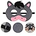 10 Pack Farm Animal Party Masks Barnyard Animal Felt Masks for Petting Zoo Farmhouse Theme Birthday Party Favors Kids Costumes Dress-Up Party Supplies