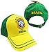 Rhinox Brasil 2014 World Cup Yellow/Green Adjustable Buckle Hat/Cap