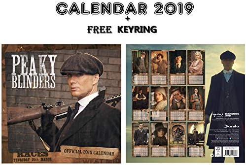 Peaky BLDERS Official Calendar 2019 + Peaky BLDERS Key Ring