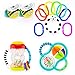 Baby's First Rattles Developmental Giftset for Newborns + | Includes Wrist Rattles, Hourglass Rattle, 9 pc Ring O’ Links, and Grasp & Spin Rattle