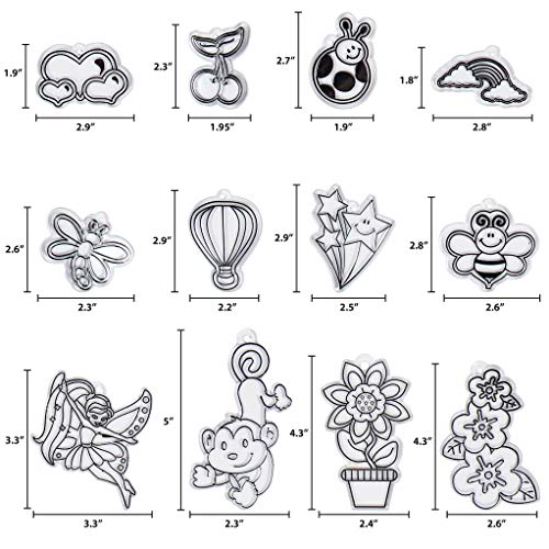 Made By Me Assorted Suncatchers Refill Pack 12 pk Horizon Group USA