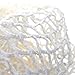 STONCEL Pack of 2 Cotton Net Shopping Tote Ecology Market String Bag Organizer (White)