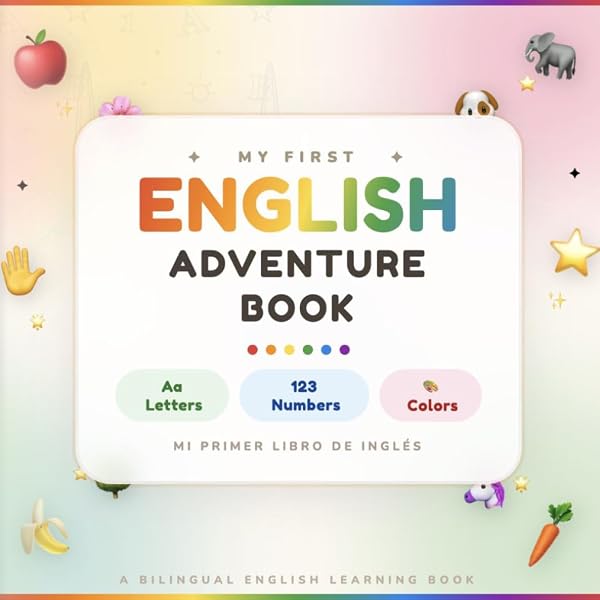 First English Livre Parlant Interactif Pour Enfants De 2 à 6 Ans - 100 Mots Anglais, éducatif Et Ludique, 29.5x24.3 Cm