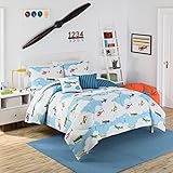 WAVERLY Kids in The in The Clouds Comforter Set, Full/Queen, Blue