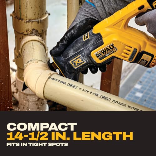 DEWALT 20V MAX XR Reciprocating Saw Cordless, Brushless, Compact,Variable Speed, Pivoting Head, photo 10