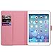 iPad Mini Case, Mini 2/3/4/5 Case, Dteck Slim Fit Folio Smart Stand PU Leather Wallet Case with Auto Sleep/Wake Feature Magnetic Cover for Apple iPad Mini 1 2 3 4 5 (Red Sand)