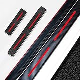 Car-Styling For Fiat 124 Spider 2017 2018 Car Car Door Sill Door Entry Guard Car Door Entry Protectorss Stickers 4D Carbon Fiber Vinyl Sticker