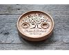 Porta Anelli Matrimonio In Legno - Personalizzato Con Nomi E Data - Foto 5