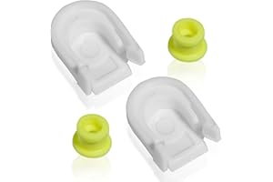 GFDOSO 2 Pcs KV6Z-7K340-A DG9Z-7S004-A Transmission Shifter Cable Bushing with Cap Fit for Ford Edge 2015-2018, Escape 2013-2019, Fusion 2013-2016, C-Max 2013-2018, Transit Connect 2013-2021