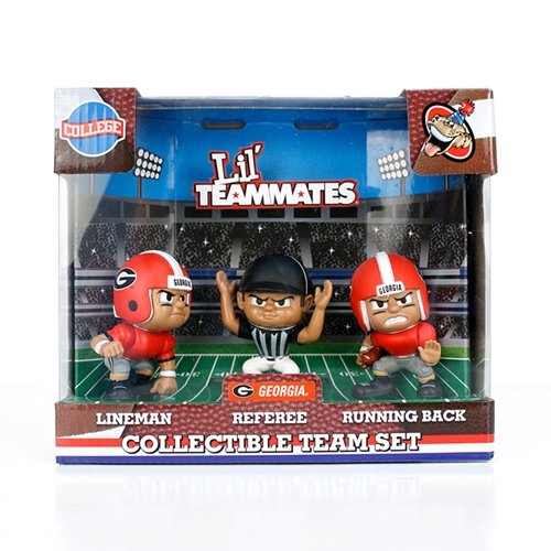 Lil' Teammates 3 Figurine Georgia Bulldogs NCAA Team Set (Pack of 3)