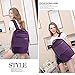 LAPACKER 15.6-17 inch Business Laptop Backpacks for Women Mens, Water Resistant Laptop Travel Bag with USB Charging Port, Lightweight College Notebook Computer Backpack - Purple