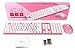 Azio HUE 2 Pink Wireless Keyboard & Mouse Combo (KM508-PN)
