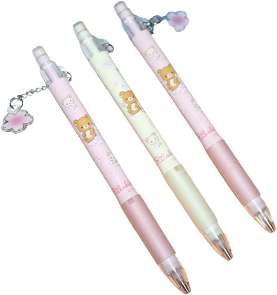 2Pcs Cartoon Bear Mechanical Pencil 0.5/0.7 mm Kawaii Sakura 2B Automatic Pencils Writing Tool School Stationery Office Press Pen Fashion Processed，Pencils and Writing Supplies