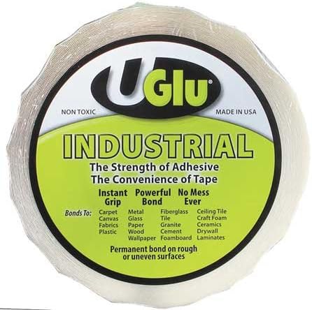 Instant Adhesive, 1/2In x 65 ft., Amber