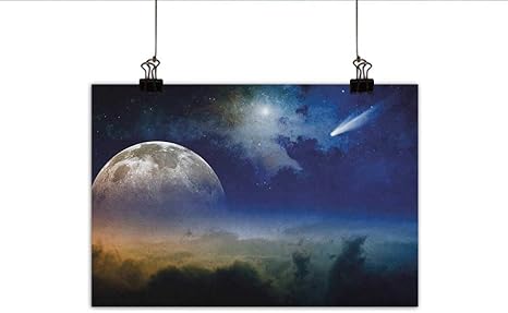 Amazon 月 壁 アート 装飾 ポスター 絵画 月から見た地球 宇宙 デブリス バスト 宇宙 昼夜 サイクル 写真 デコレーション 室内装飾 インチx16インチ ブラック グレー 24 X インテリア オンライン通販