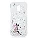 S5 Active Case (Not for S5), Galaxy S5 Active Case - Mavis's Diary Lovely Pink Butterfly Fairy Colorful Flowers Pattern Clear Cover Hard PC Case for Samsung Galaxy S5 Active & Cute Dust Plug & Stylus