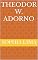 Livro Theodor W. Adorno