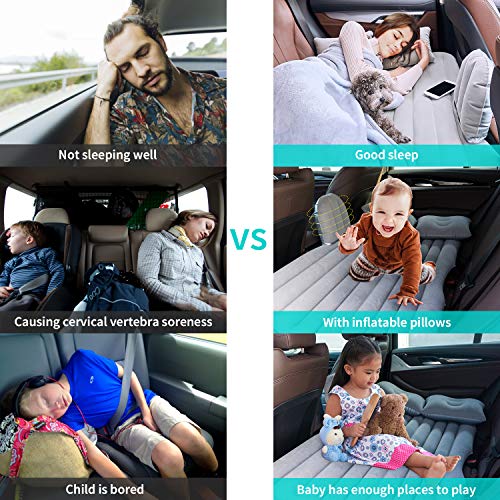 image for Haomaomao Car Air Mattress Travel Inflatable Back Seat Air Bed Cushion