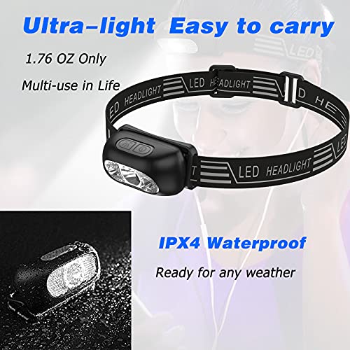 XINYANG LED Headlamp,USB Rechargeable with Motion Sensor Head - Main Image