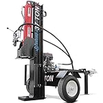 Titan Towable Power Hydraulic 2 Way Log Wood Splitter 37 Ton Pull Electric Start