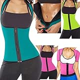 Women's Slimming Vest Hot Sweat Body Shaper Shirt for Weight Loss Sauna Tank Top Neoprene Vest