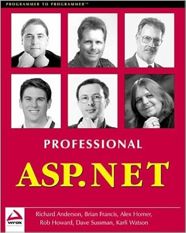 Professional Asp Net Sussman Dave Homer Alex Howard Rob Watson Karli Francis Brian Anderson Richard Amazon Com Books