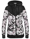 Meaneor Women's Lightweight Windbreaker Active Outdoor Sport Hooded Jacket Coat