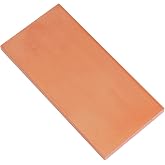 SZLIZHUO Copper Flat Bar 1/4"x 2"x 4" Solid (1PCS,6 * 50 * 102mm) | Solid Copper Bus Bar Stock Mill Plate, Electrical Grounding for DIY Crafts &amp; Industrial Applications