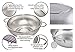 Zozo Galley Stainless Steel colander 4.5-Quart, Micro Perforated Food Strainer Low Price with High Quality Strong Base and Strong Handles Dish Washer Safe
