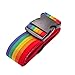Oniche Luggage Straps Heavy Duty Travel Luggage Strap 2 Pcs Adjustable Suitcase Belts Travel Accessories