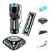 OLIGHT Bundle S10R III LED Flashlight Waterproof Rechargeable Pocket-Sized Torch for Camping and Hiking Super Bright 600 Lumen rcr123a Battery (16340) Patch