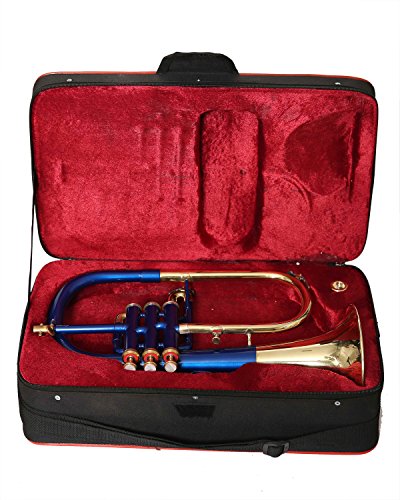 MOONFLAG, FLUGEL HORN BLUE 3 VALVE Bb