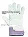 Custom Leathercraft 2046 Work Gloves with Safety Cuff and Wing Thumb, 1-Pair