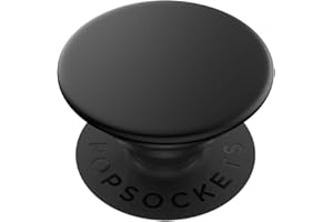 PopSockets Adhesive Phone Grip, Holder, Phone Stand, Black - Aluminum Black