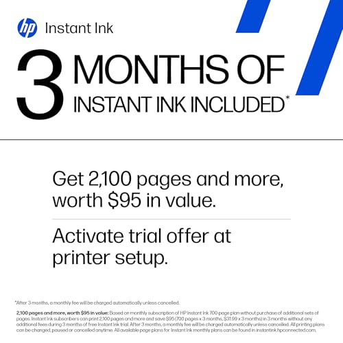 HP Envy Inspire 7255e Wireless Color Inkjet Printer, Print, scan, copy, Easy setup, Mobile printing, Best-for-home, 3 month Instant Ink trial included, AI-enabled (1W2Y9A)