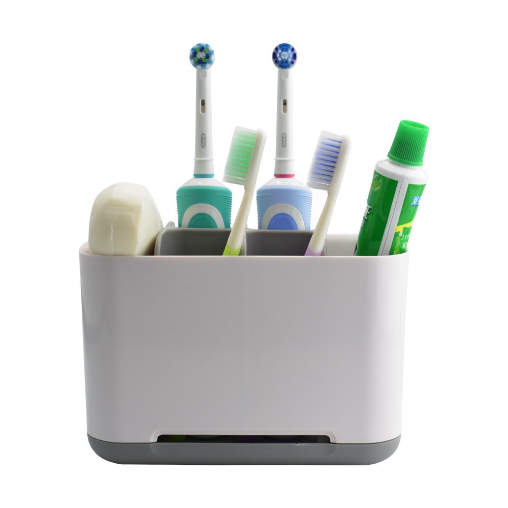 Sam4shine Toothbrush Holder, Upgraded Bathroom Toothbrush Caddy