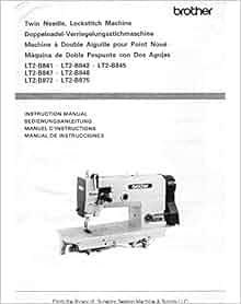 Brother LT2-B872 Sewing Machine Owners Instruction Manual