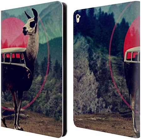 Official Ali Gulec Llama With Attitude Leather Book Wallet Case Cover For Apple iPad Pro 9.7
