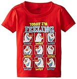 Frozen Little Boys' Olaf - Today I'M Feeling Happy T-Shirt, Red, 4T