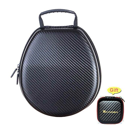 Large Headphone Case - Hard Shell Headset Protection Carrying Case Universal for Sony AKG Beats Solo 2 Studio Bose Audio Technica Grado Sennheiser Avantree Geekria Beyerdynamic etc. (Black)